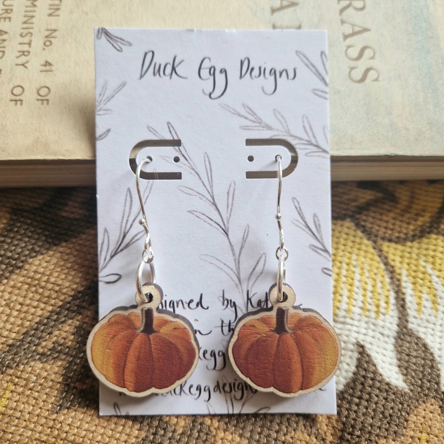 Pumpkin Earrings