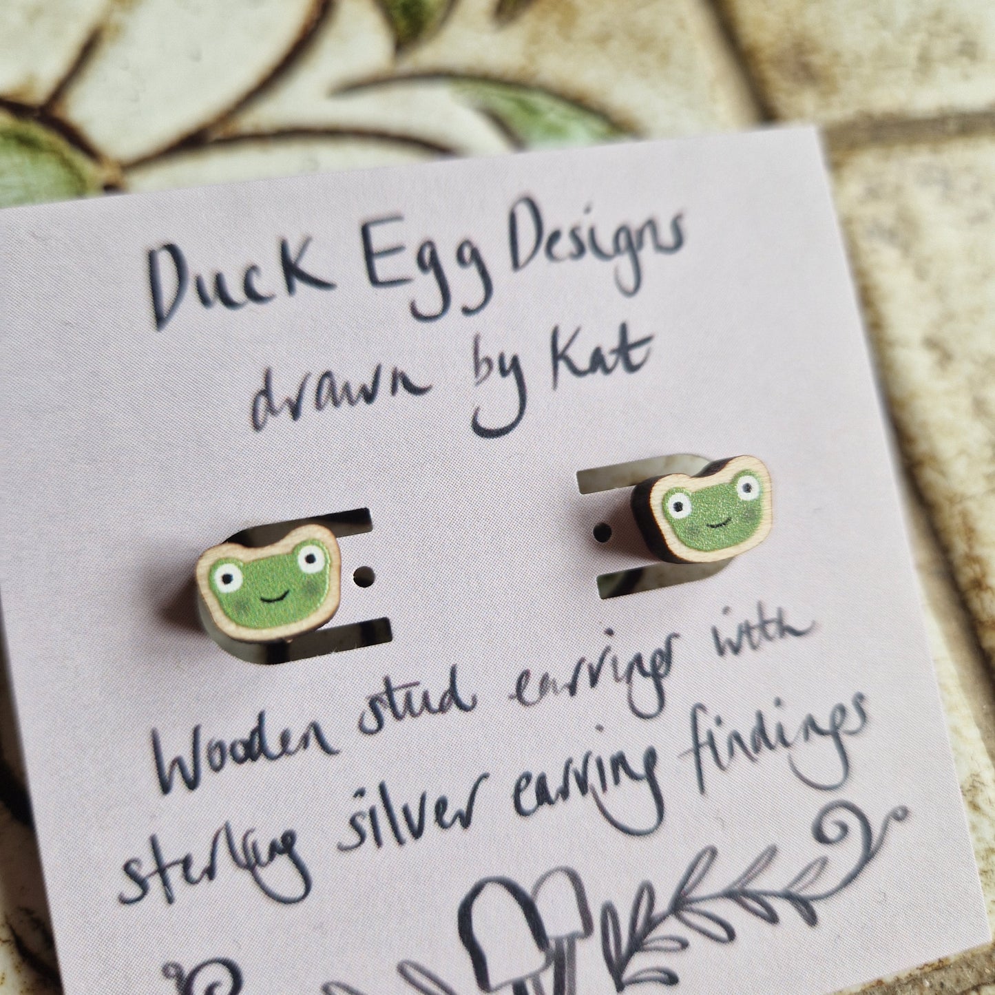 Frog Stud Earrings