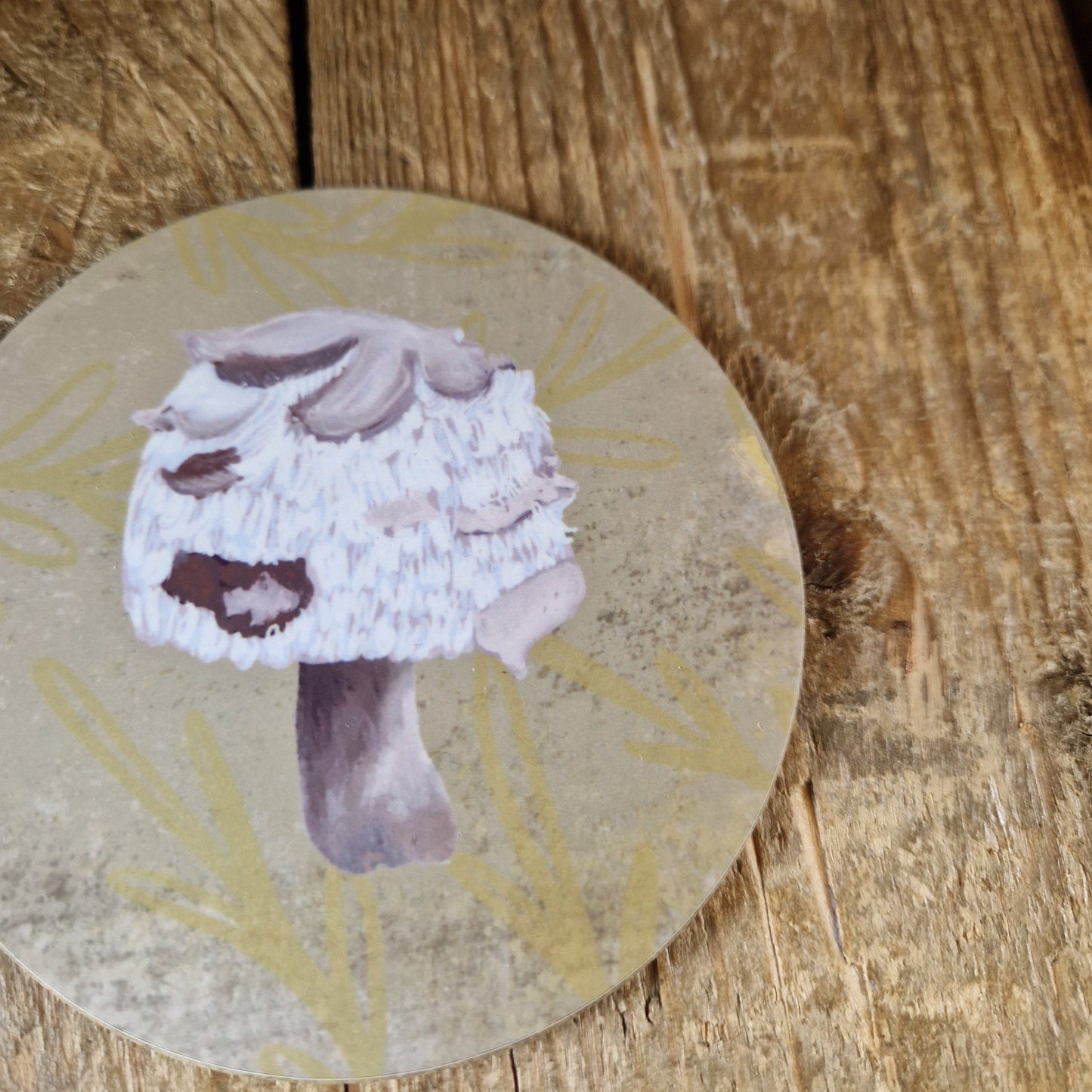 Shaggy Parasol Fungi Coaster