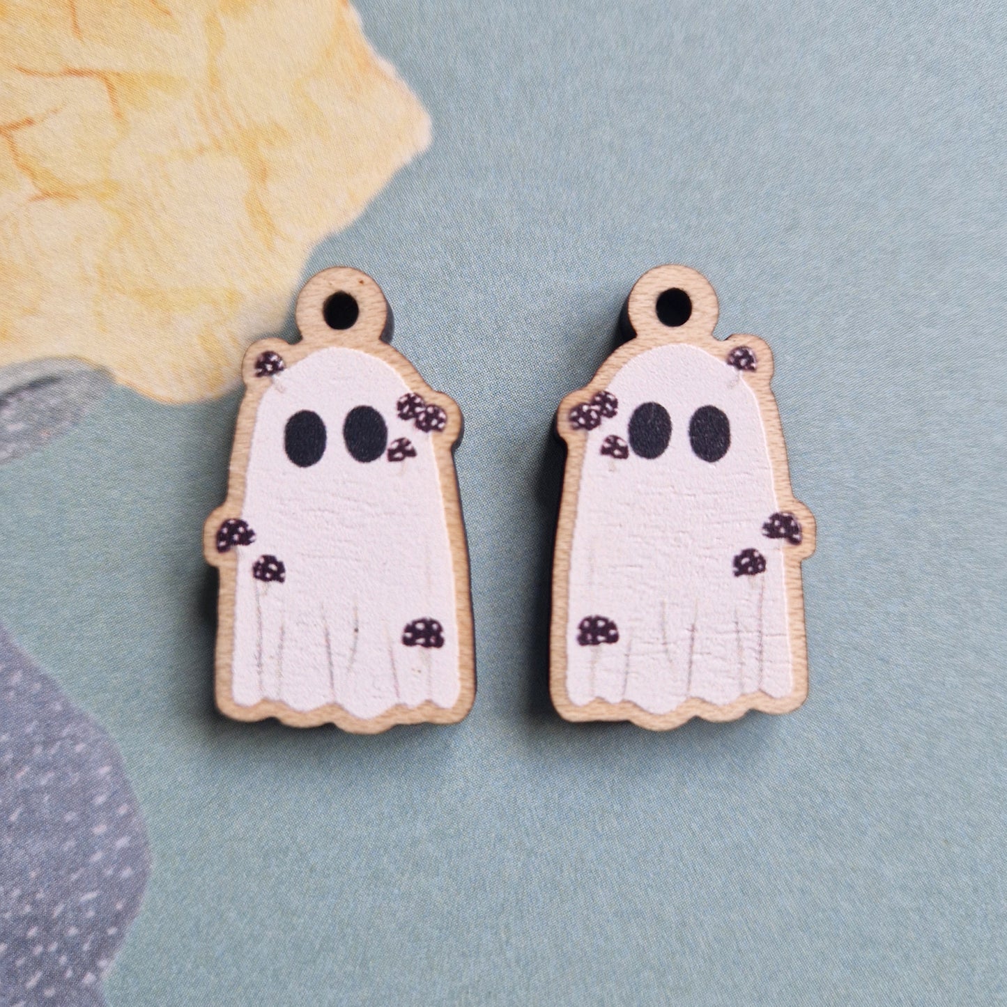 Fungi Ghost Earrings