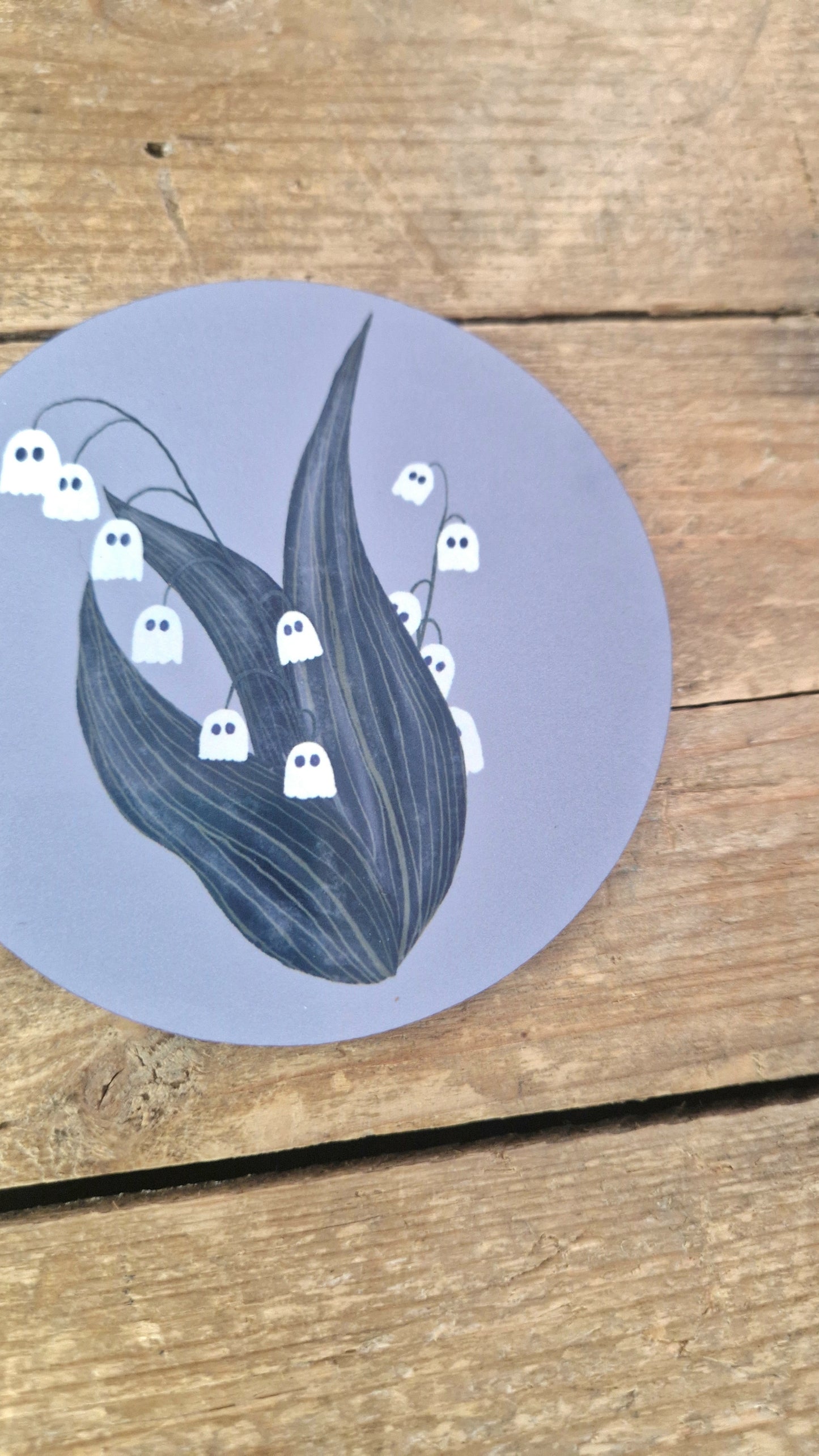 Ghost Lily Of The Valley Coaster