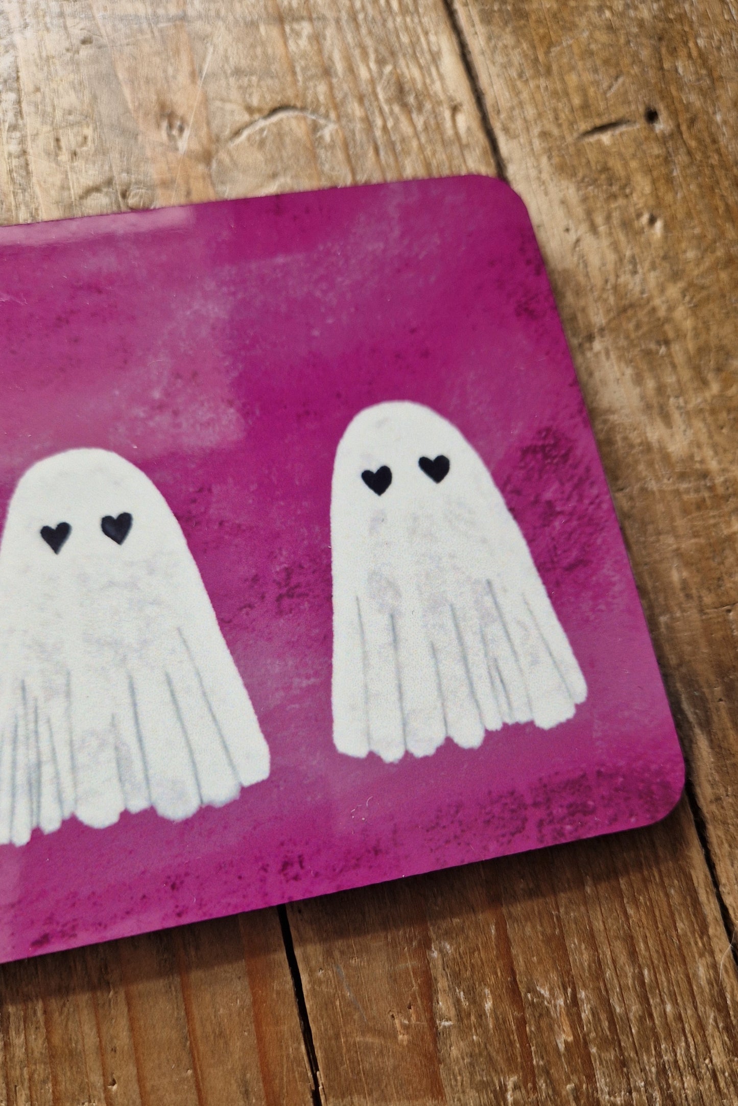 Pink Ghost Coaster
