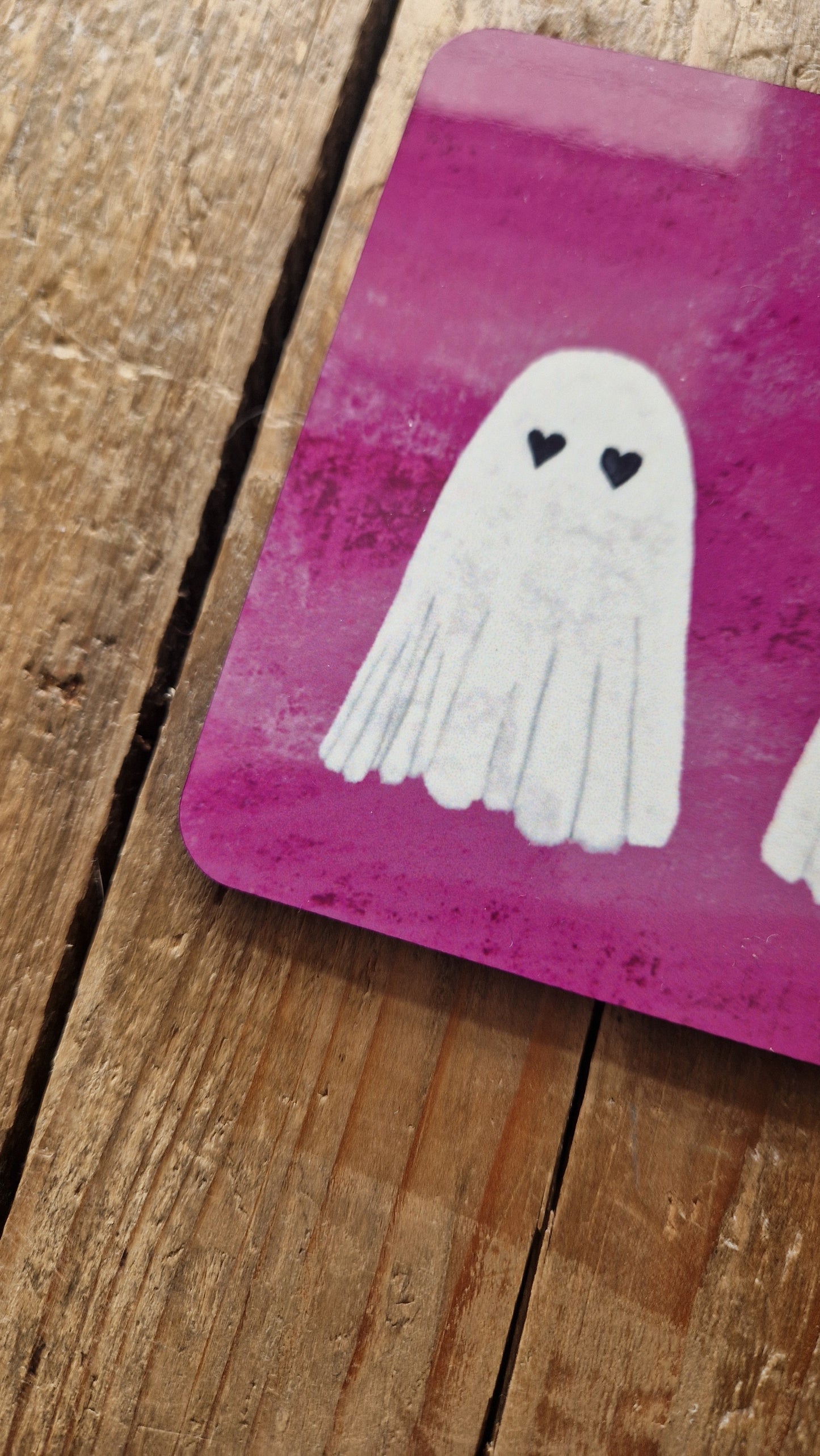 Pink Ghost Coaster