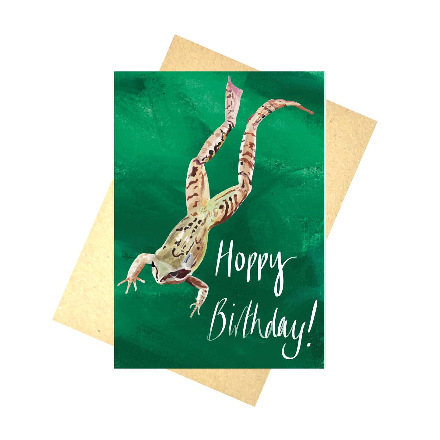 Hoppy Birthday Frog Card