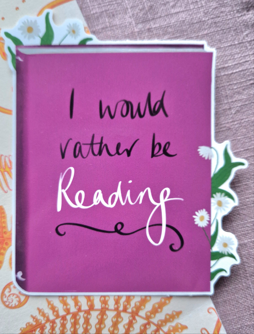 I Would Rather Be Reading Sticker