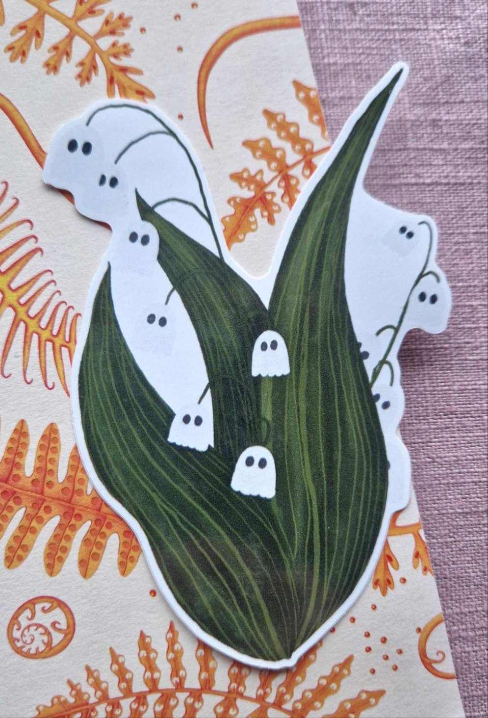 Lily Of The Valley Ghost Sticker