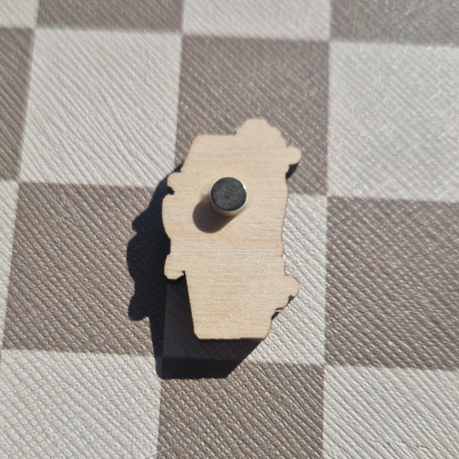 Spooky Bitch Coffin Mini Magnet