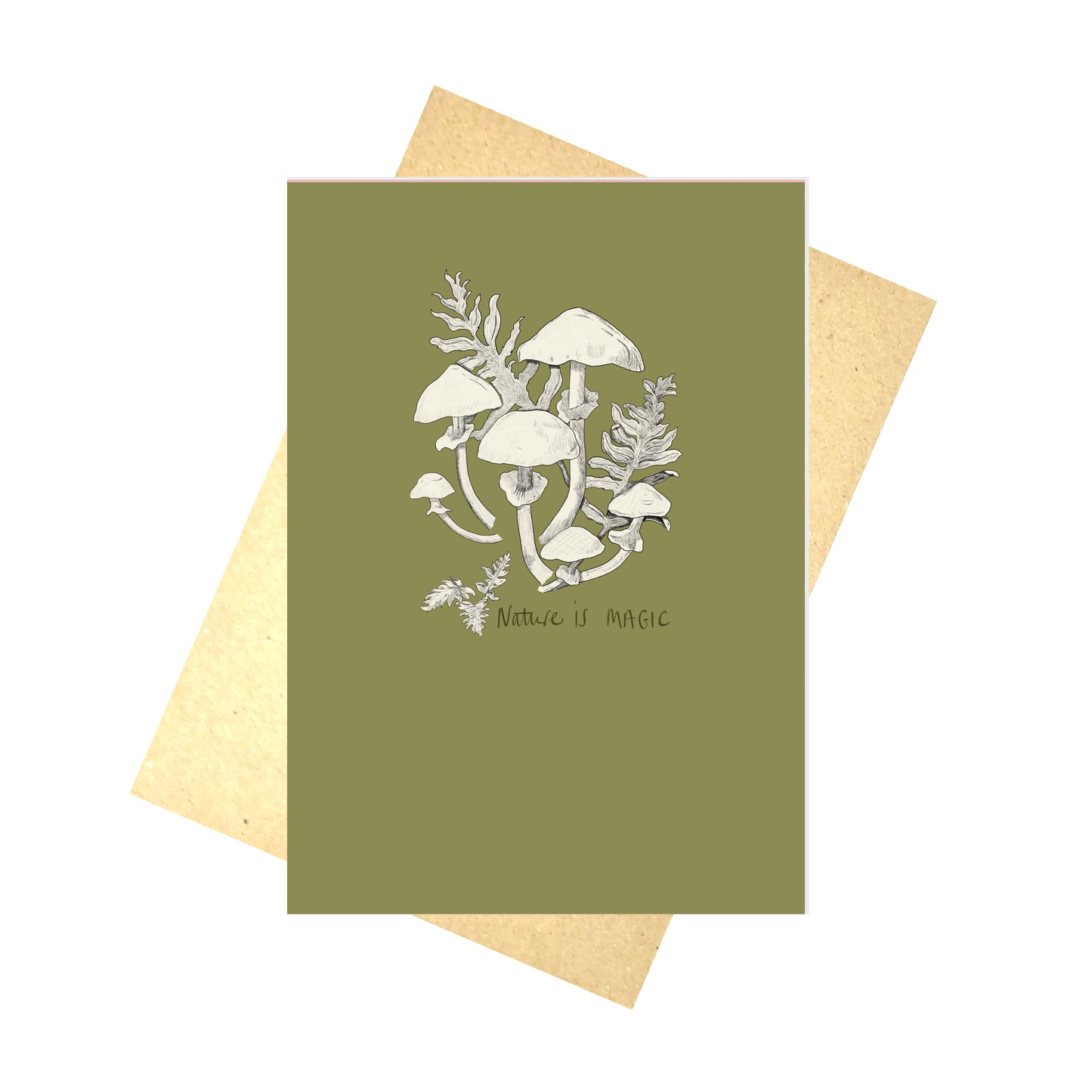 Nature Is Magic Fungi Card