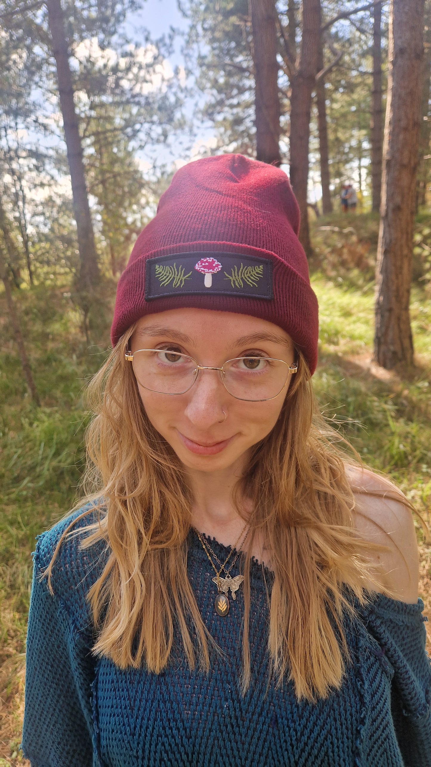 Woodland Fungi and Ferns Beanie