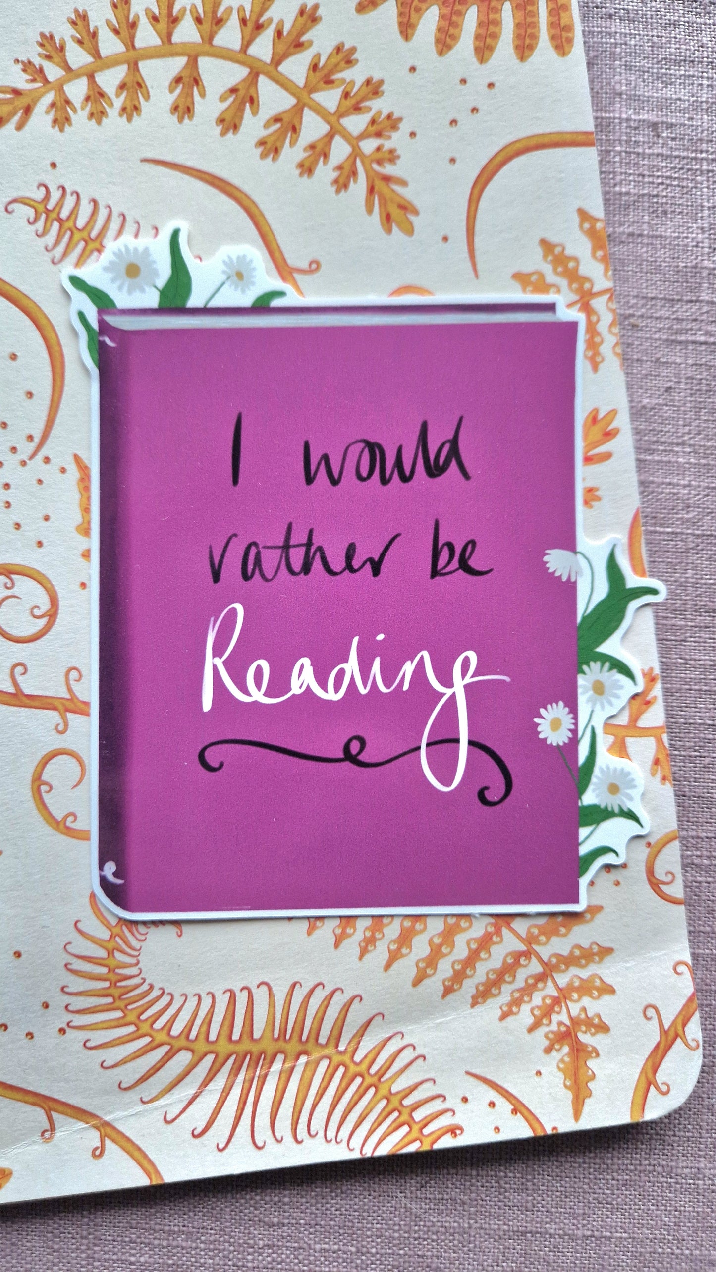 I Would Rather Be Reading Sticker