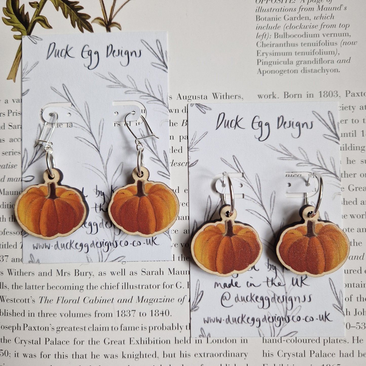 Pumpkin Earrings