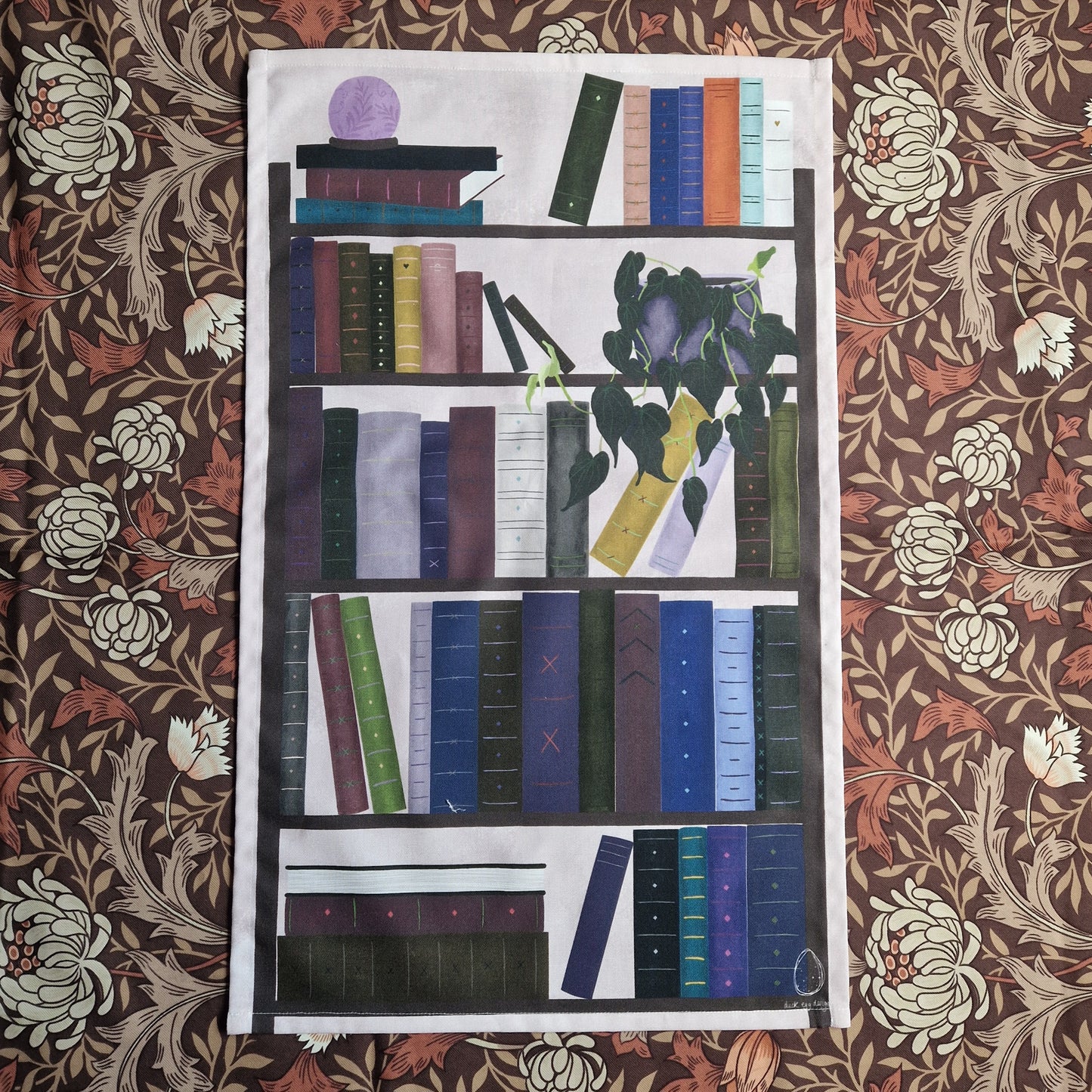 Bookshelf Tea Towel