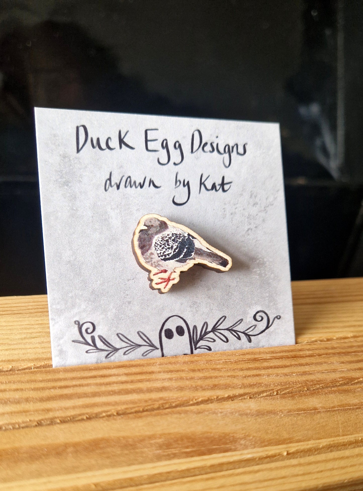 Bert Pigeon Mini Pin
