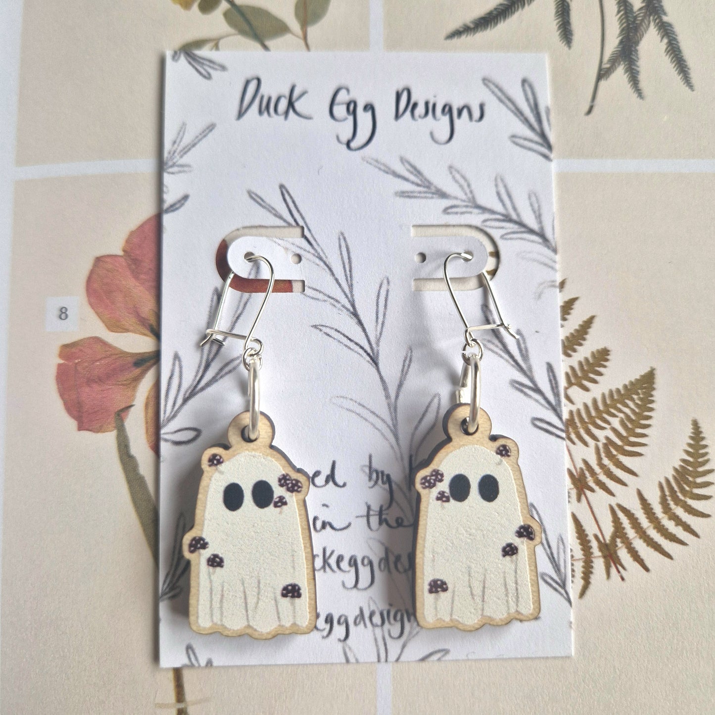 Fungi Ghost Earrings