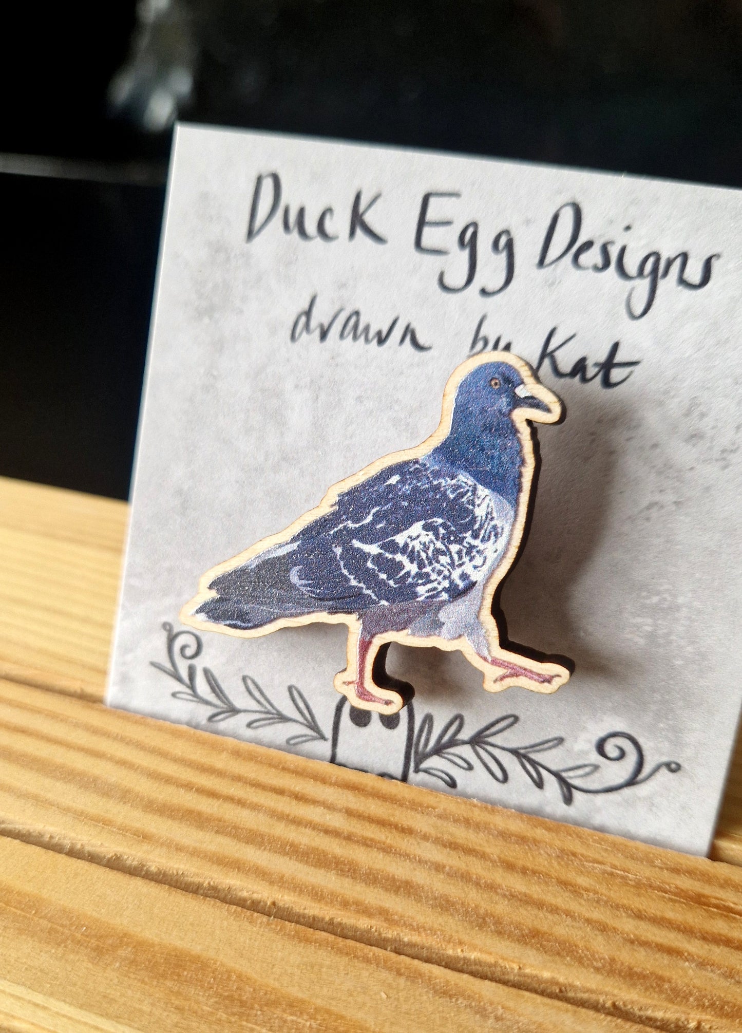 Cyril Pigeon Pin Badge