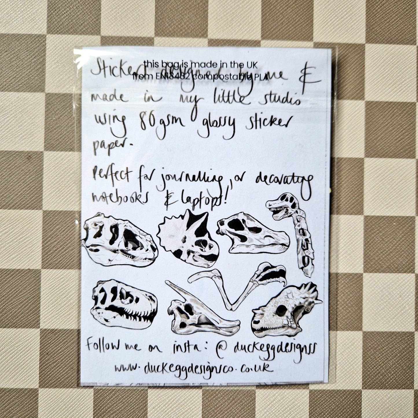 Dinosaur Sticker Set