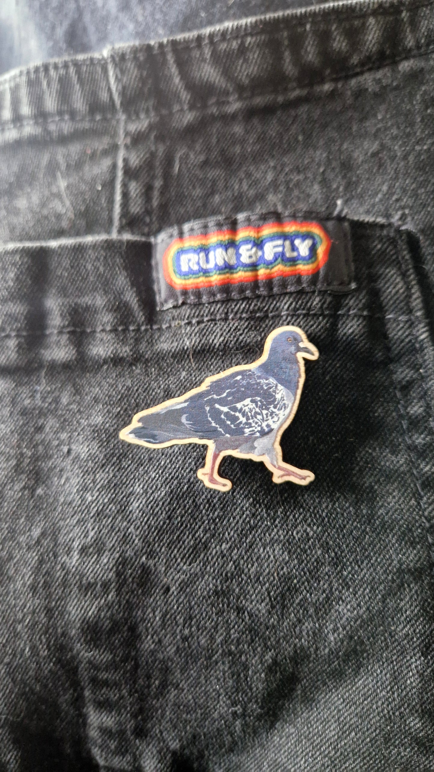 Cyril Pigeon Pin Badge