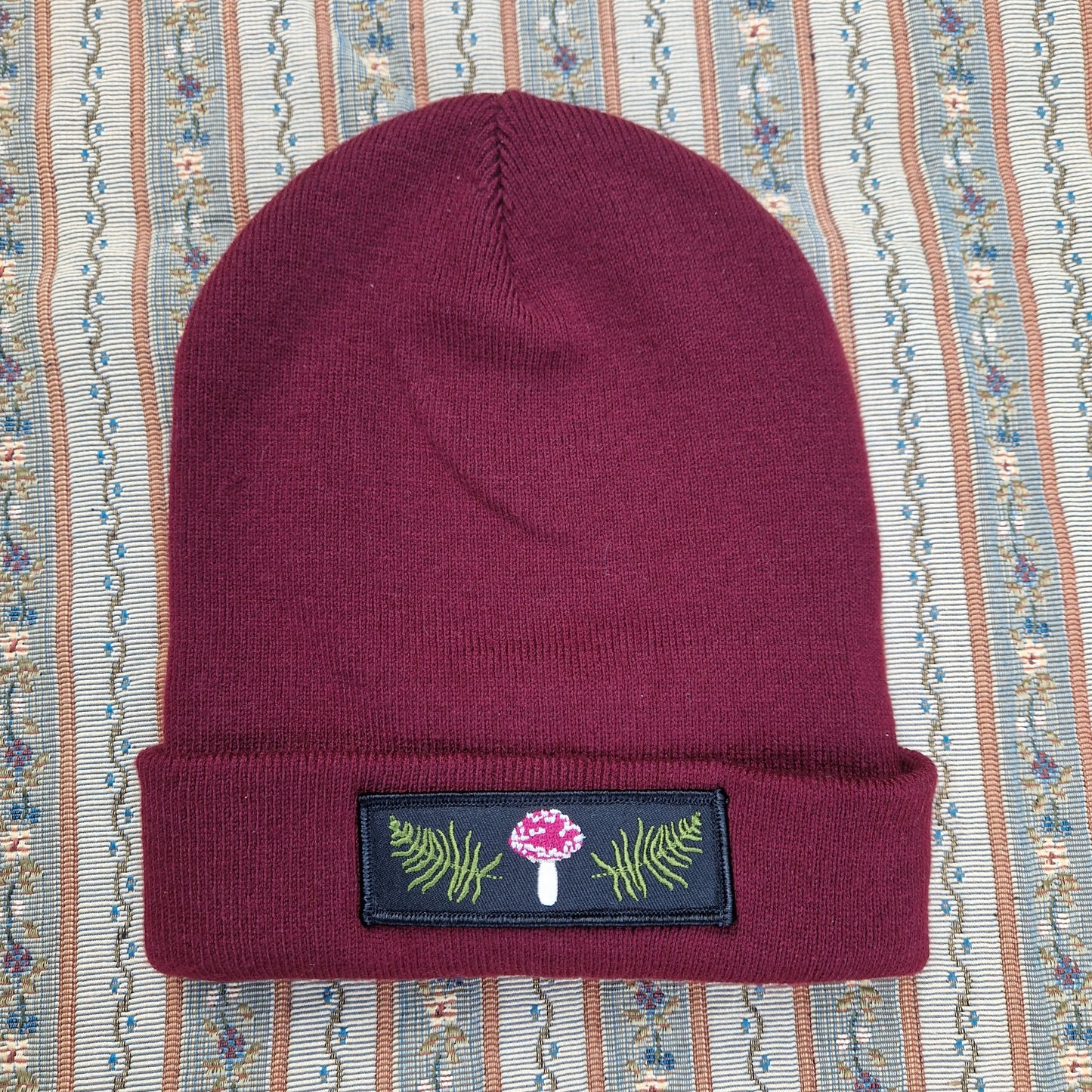 Woodland Fungi and Ferns Beanie
