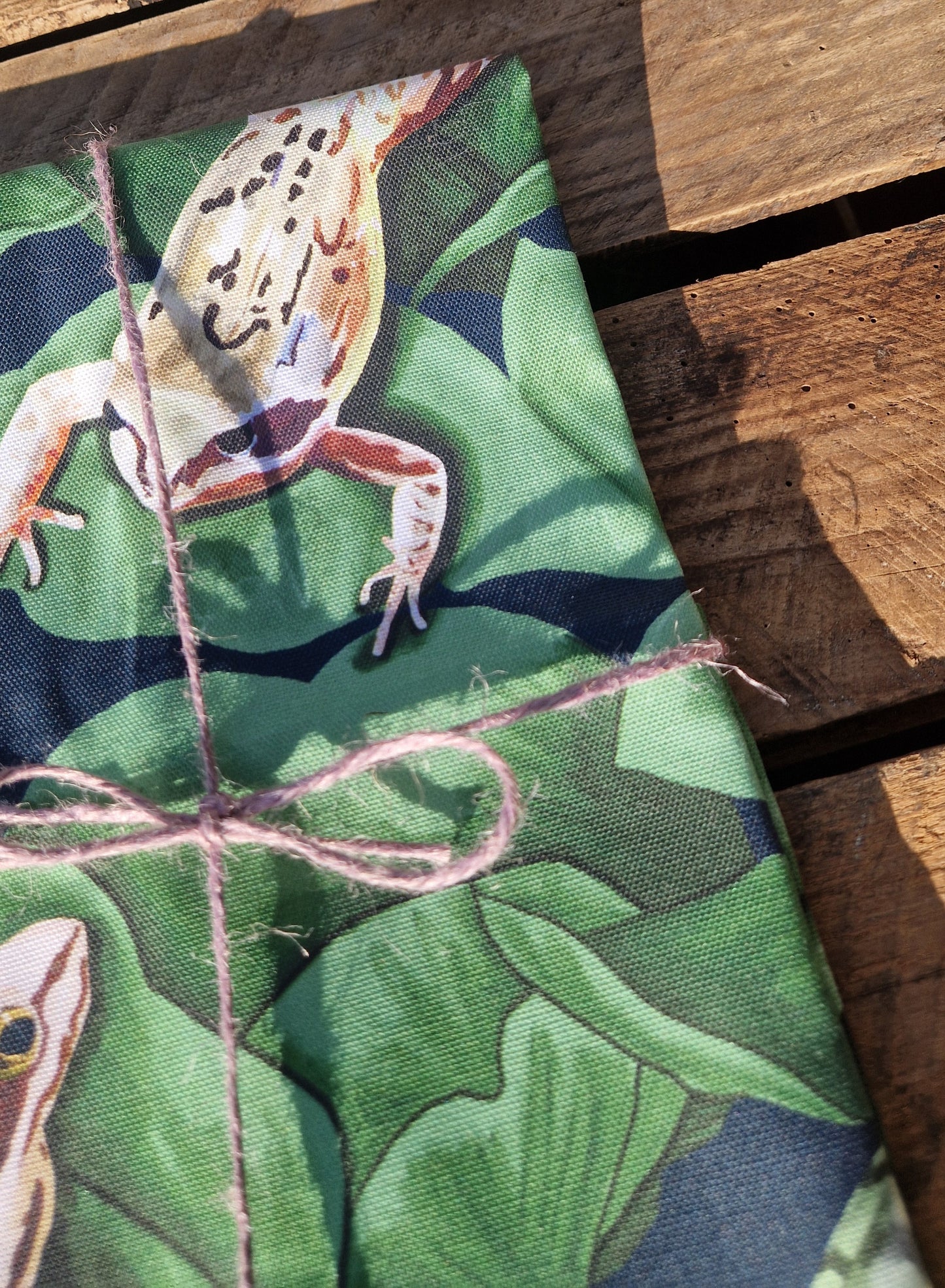 A Colony Of Frogs Tea Towel