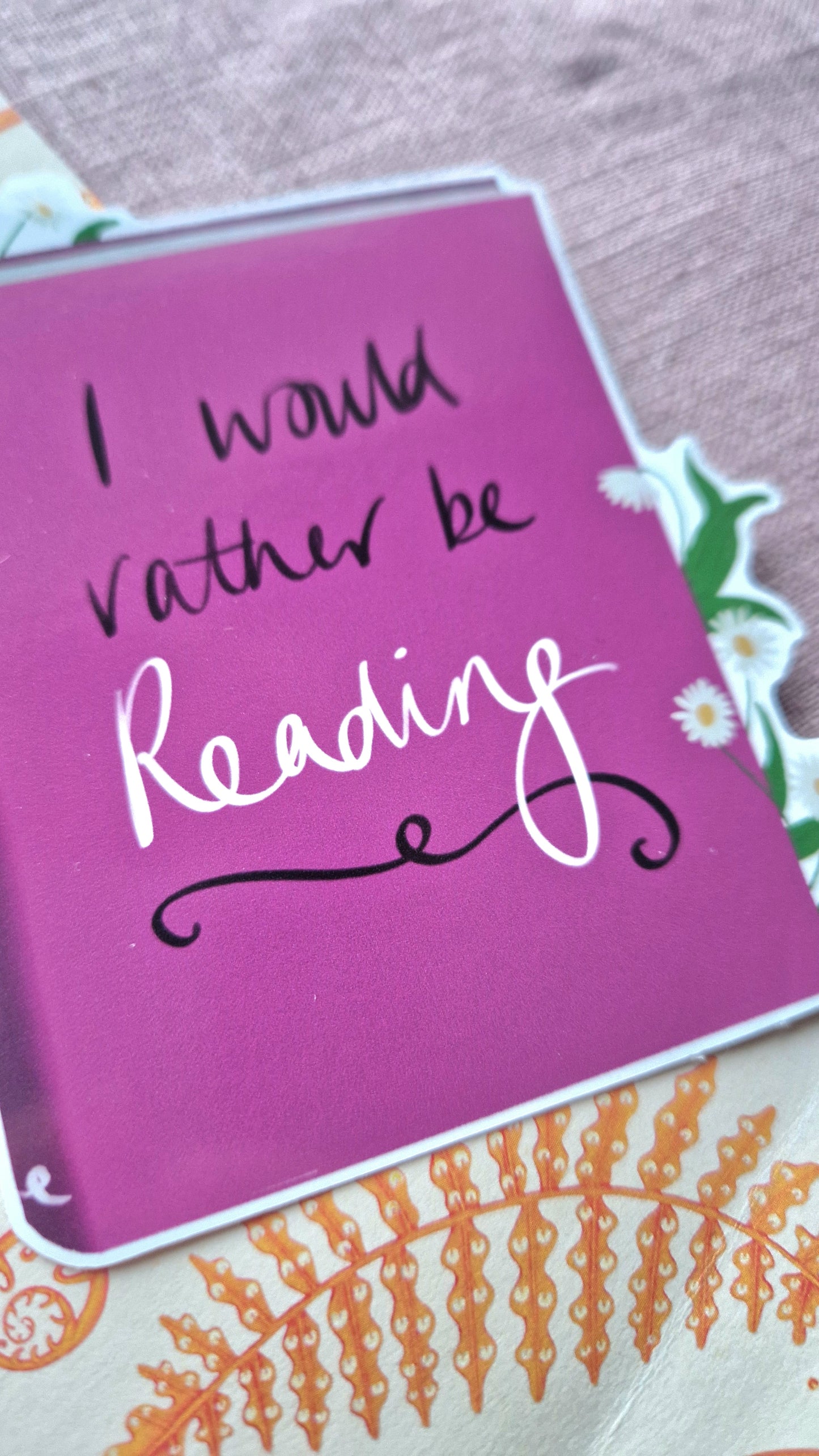 I Would Rather Be Reading Sticker