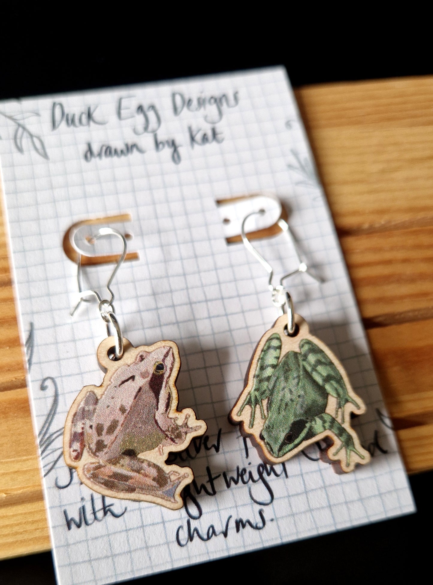 Frog Dangle Earrings