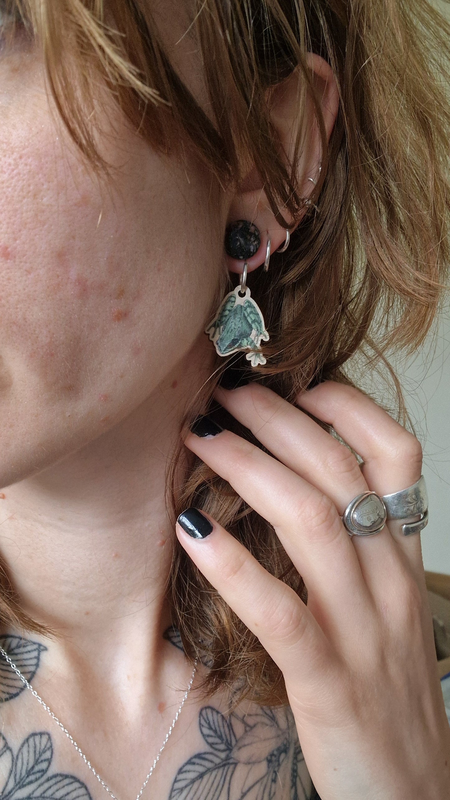 Frog Dangle Earrings