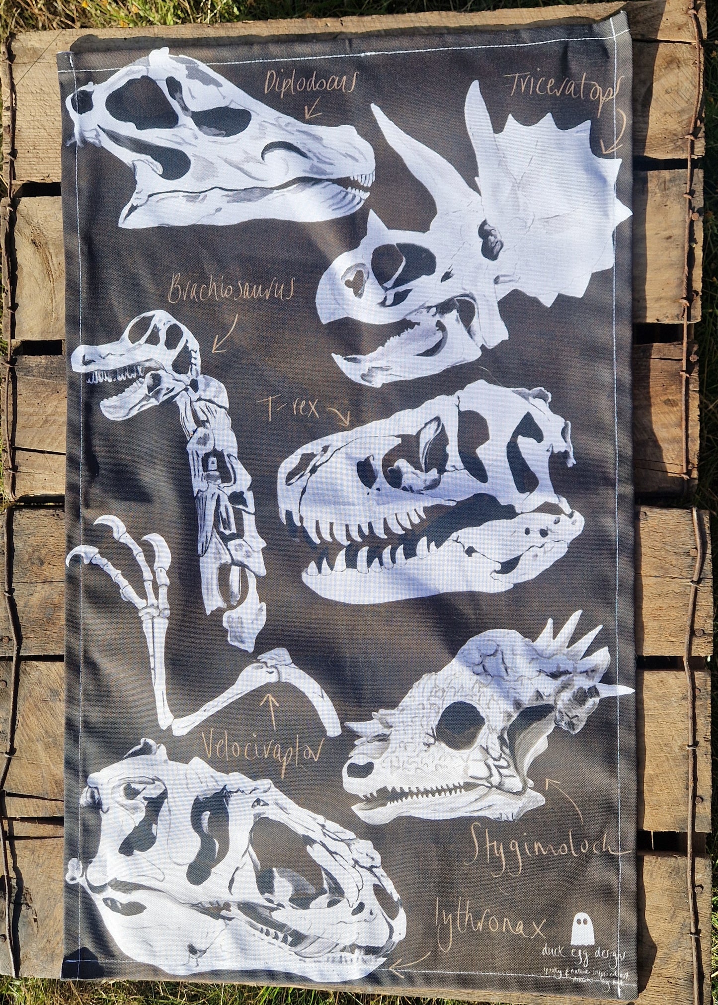 Dinosaur Tea Towel