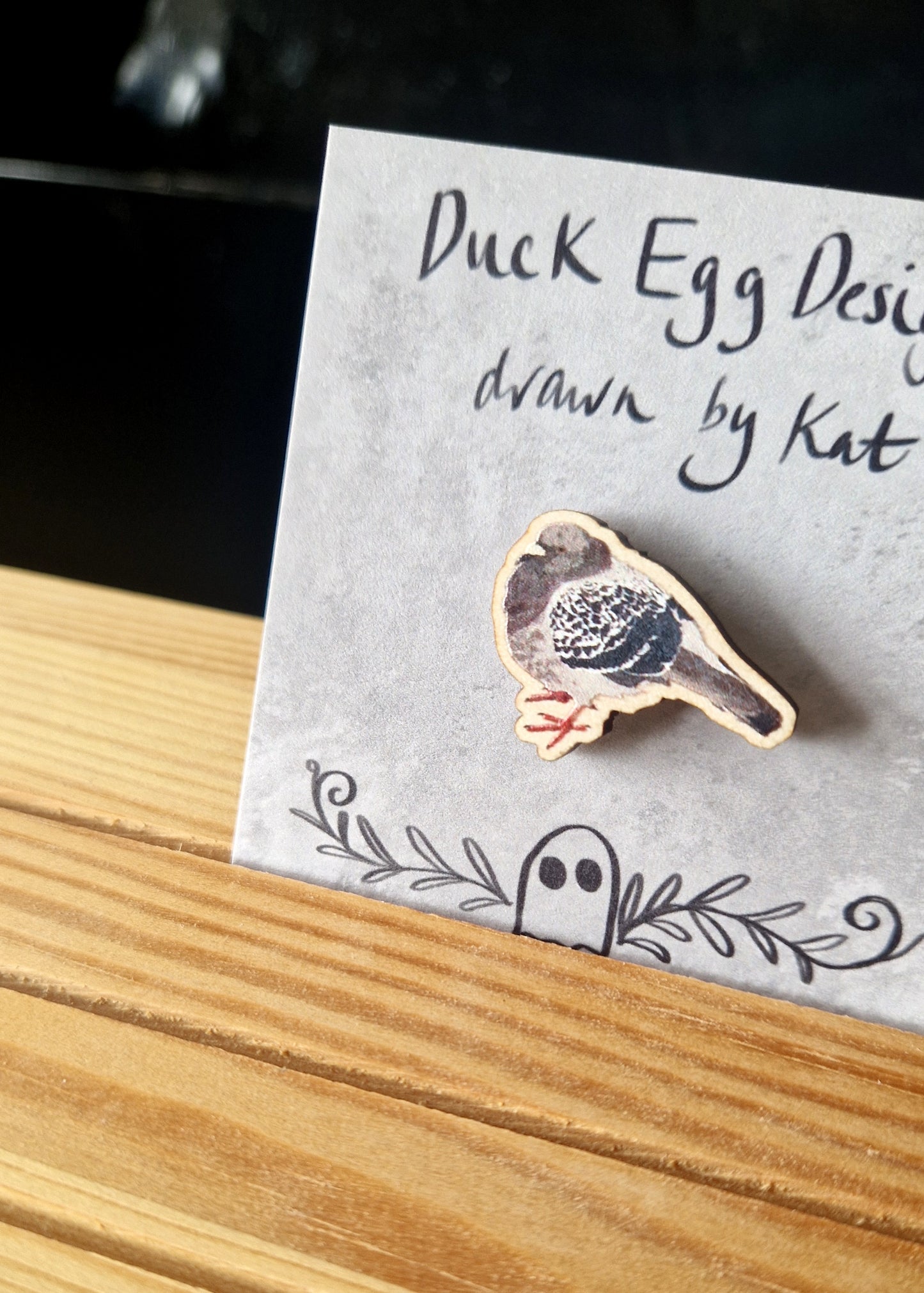 Bert Pigeon Mini Pin
