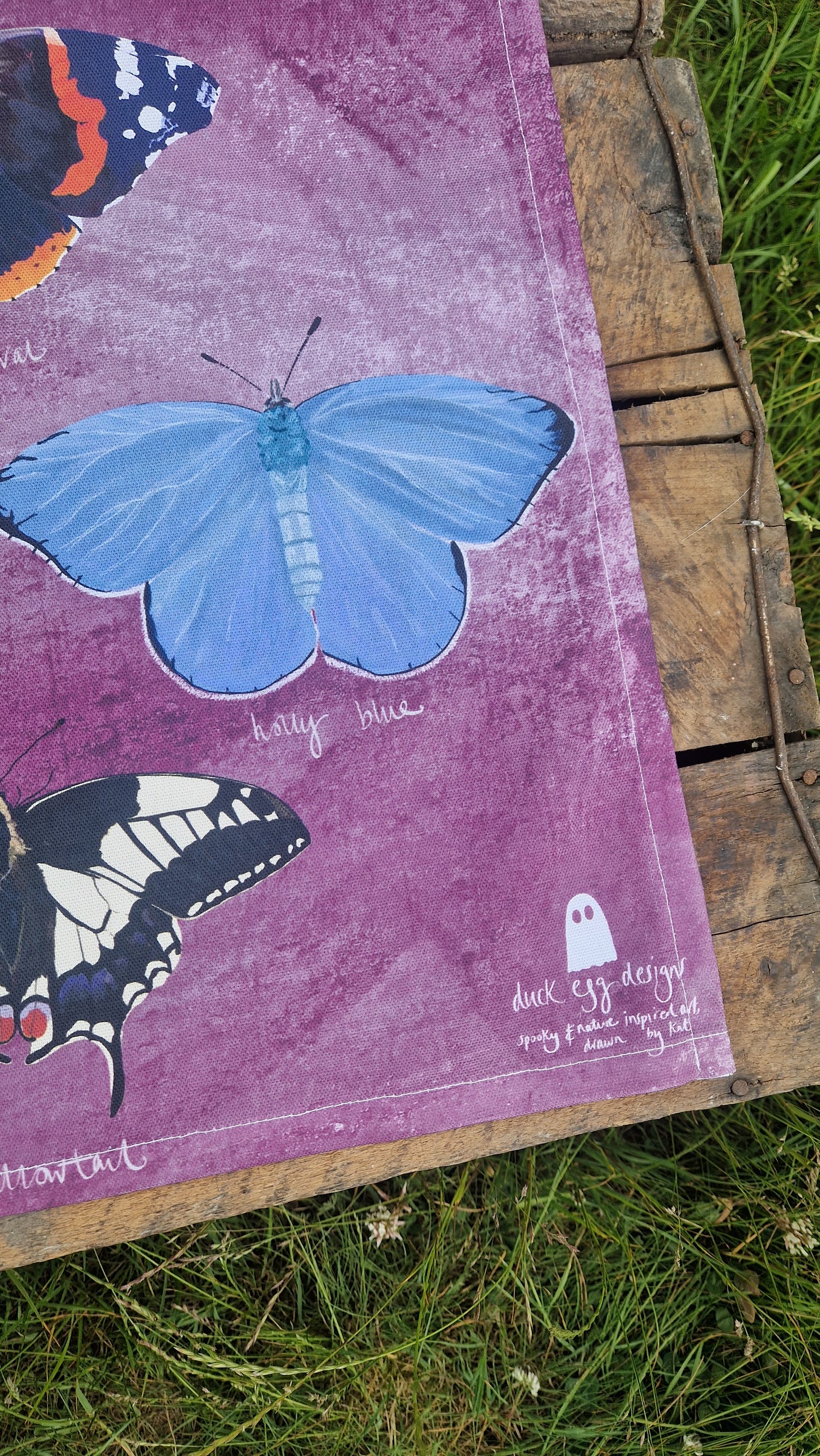 British Butterflies Teatowel