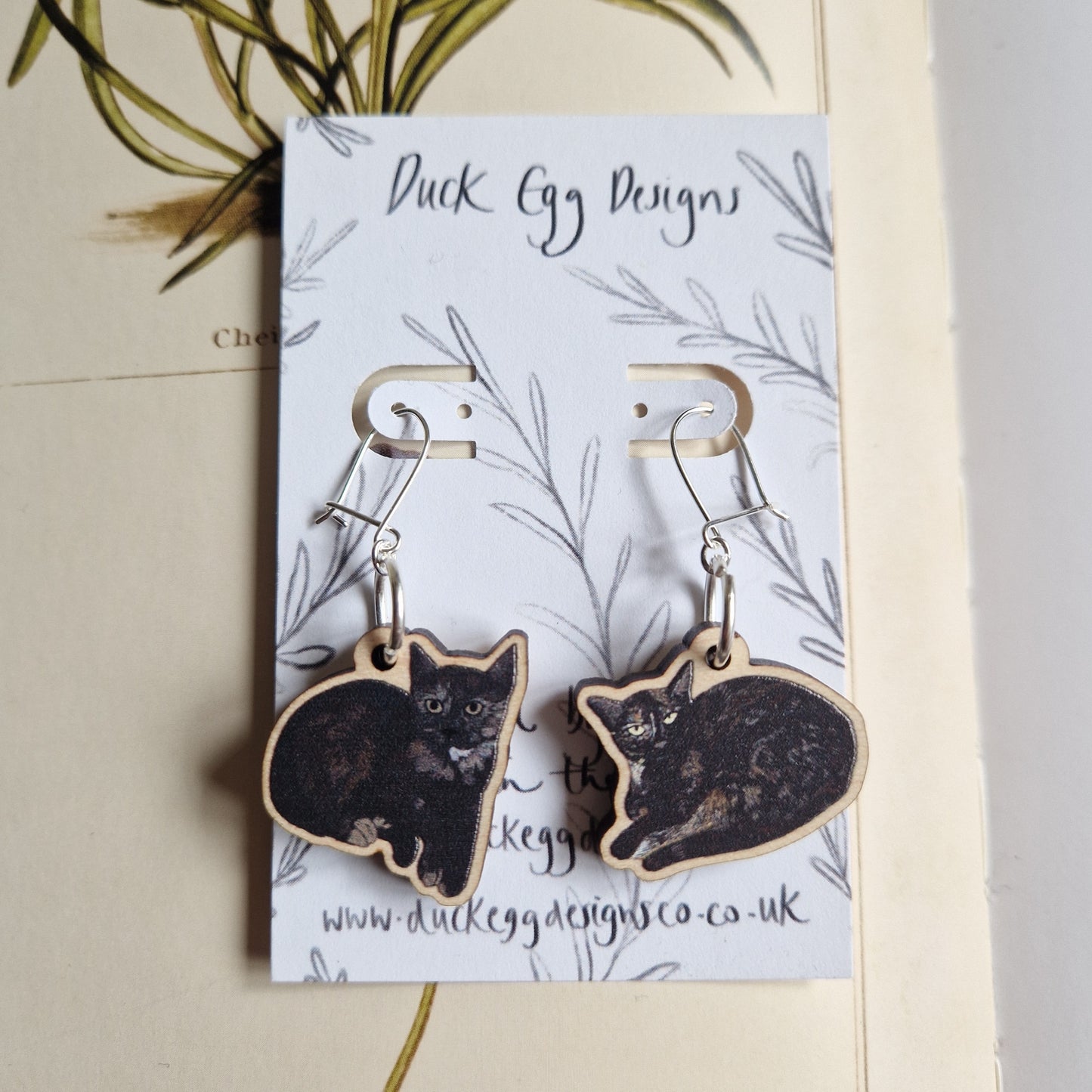 Kumiko and Shelly Cat Earrings