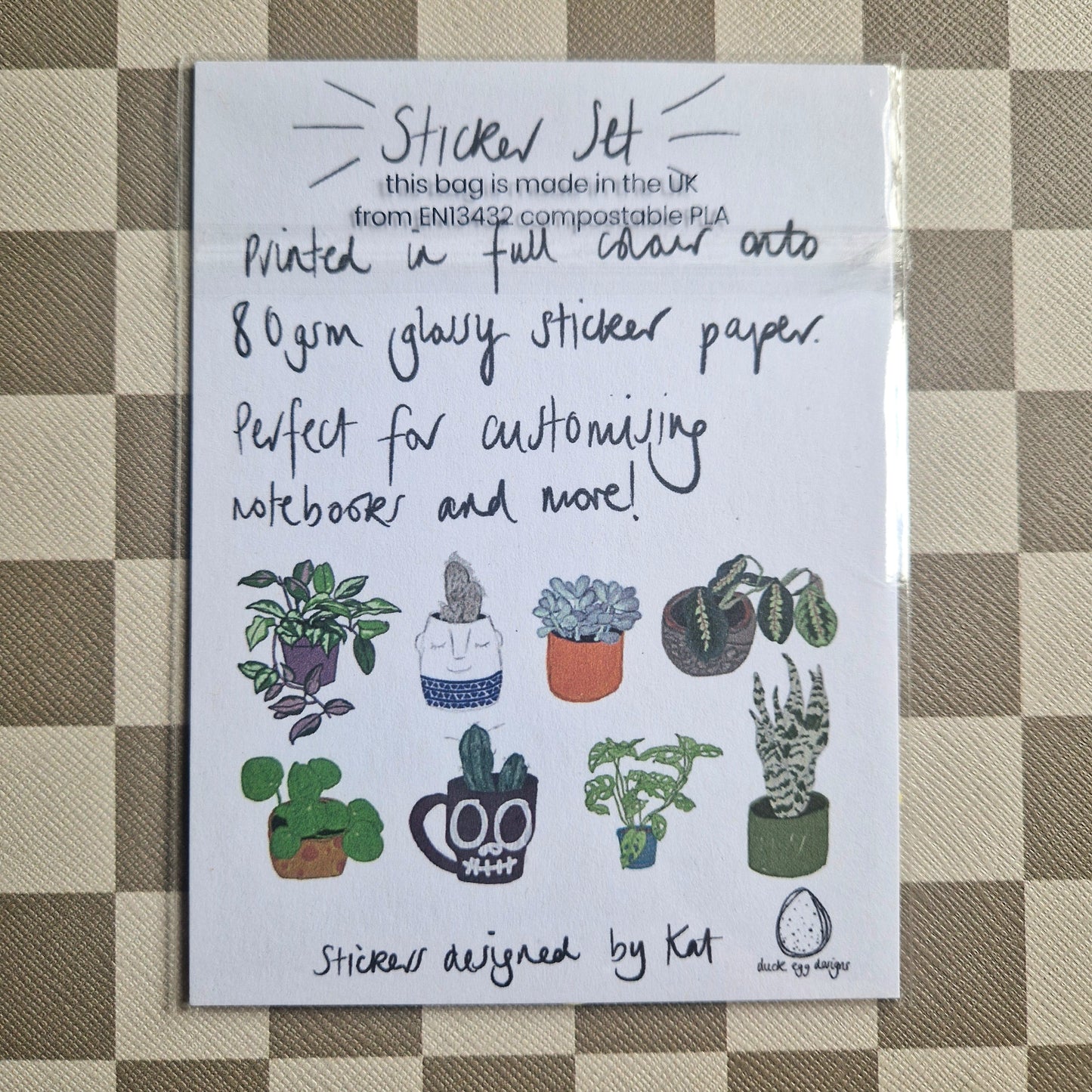 Houseplant Sticker Set