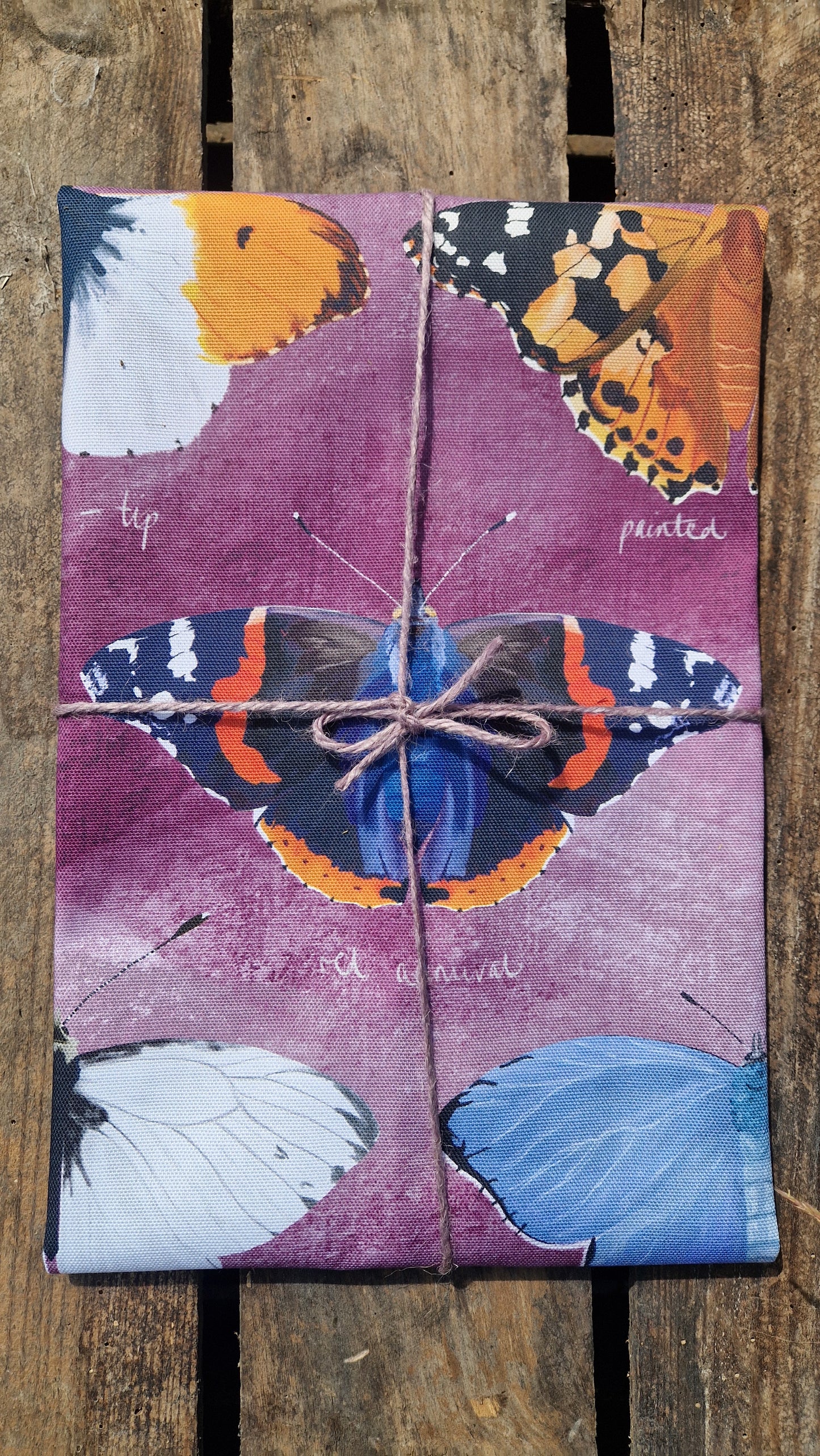 British Butterflies Teatowel
