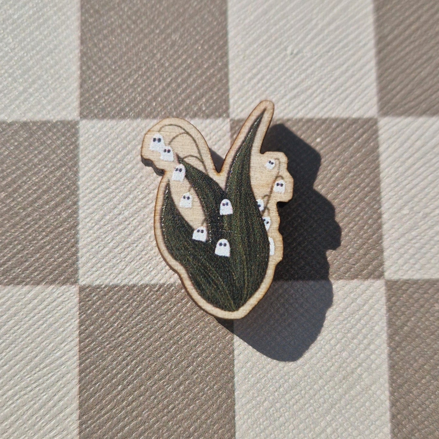 Lily Of The Valley Ghost Mini Magnet