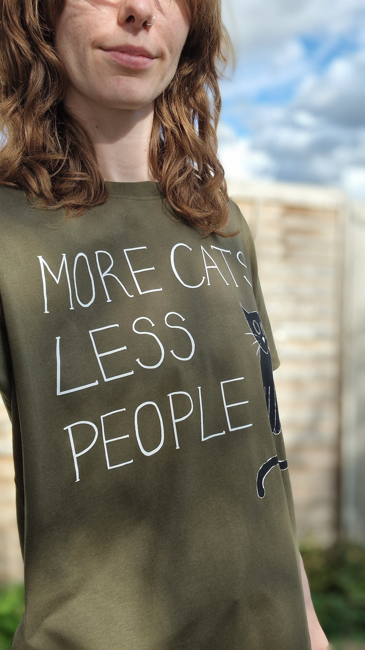 More Cats Less People Tshirt