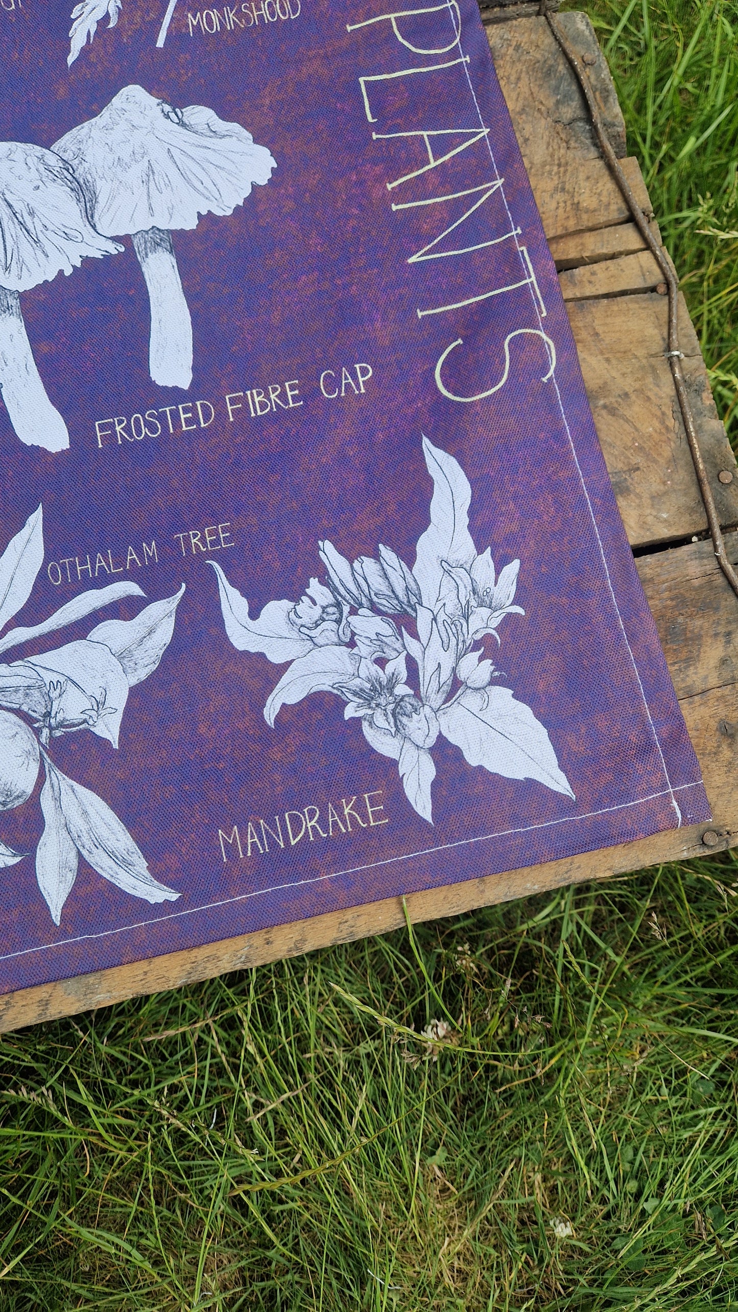Poison Plants Tea Towel
