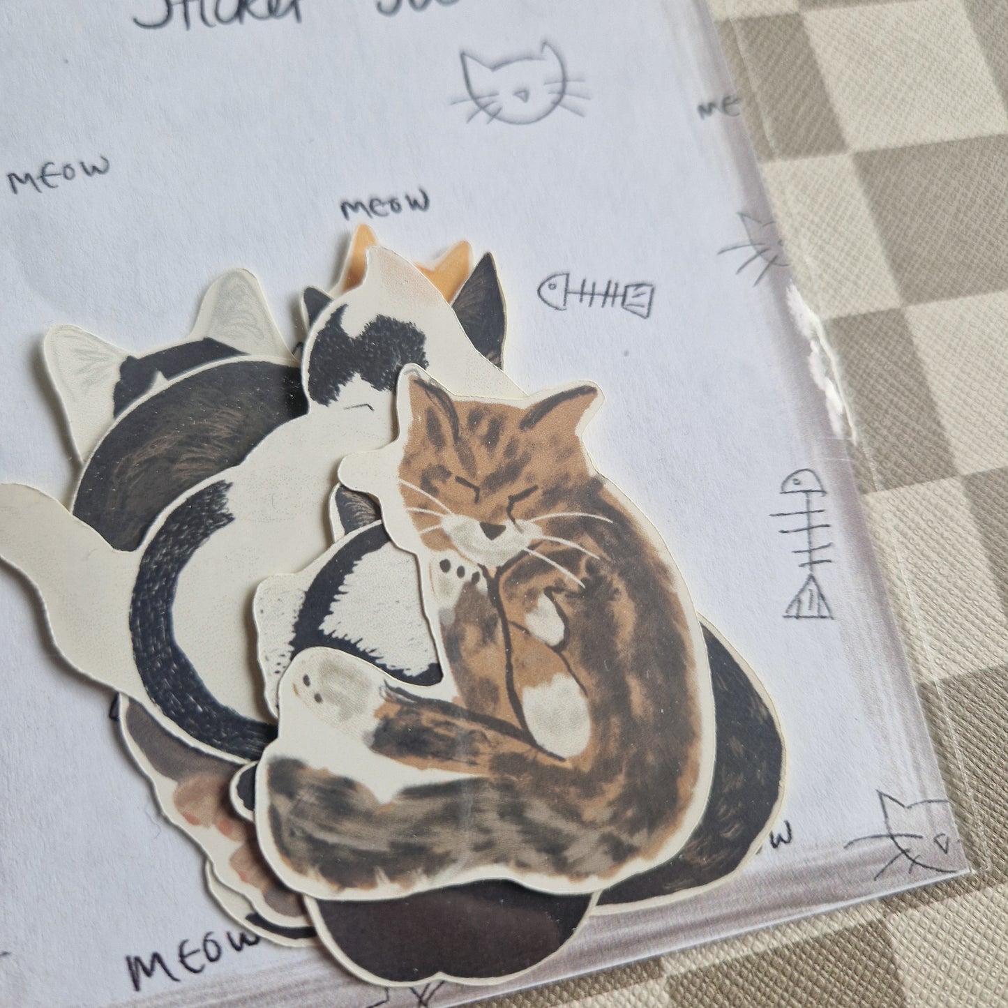 NEW Cat Sticker Set