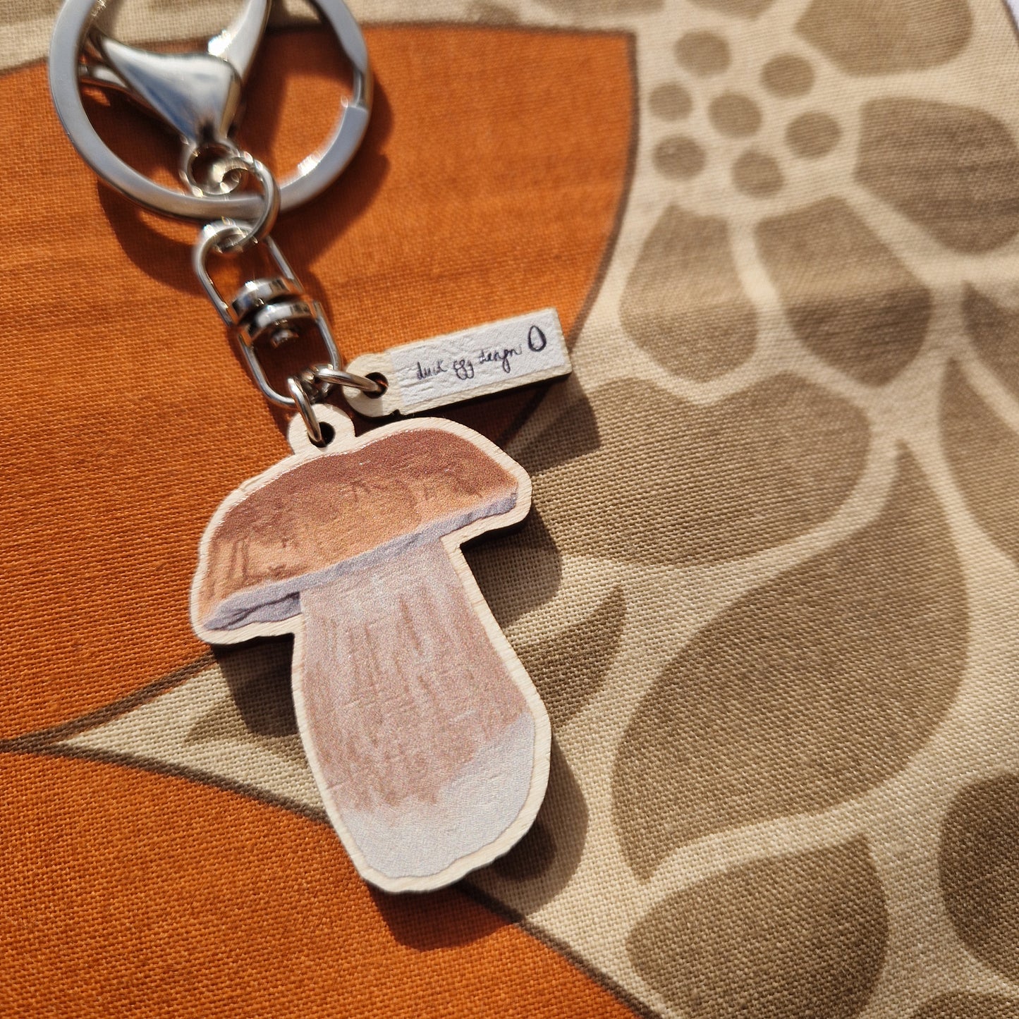 Penny Bun Fungi Keyring
