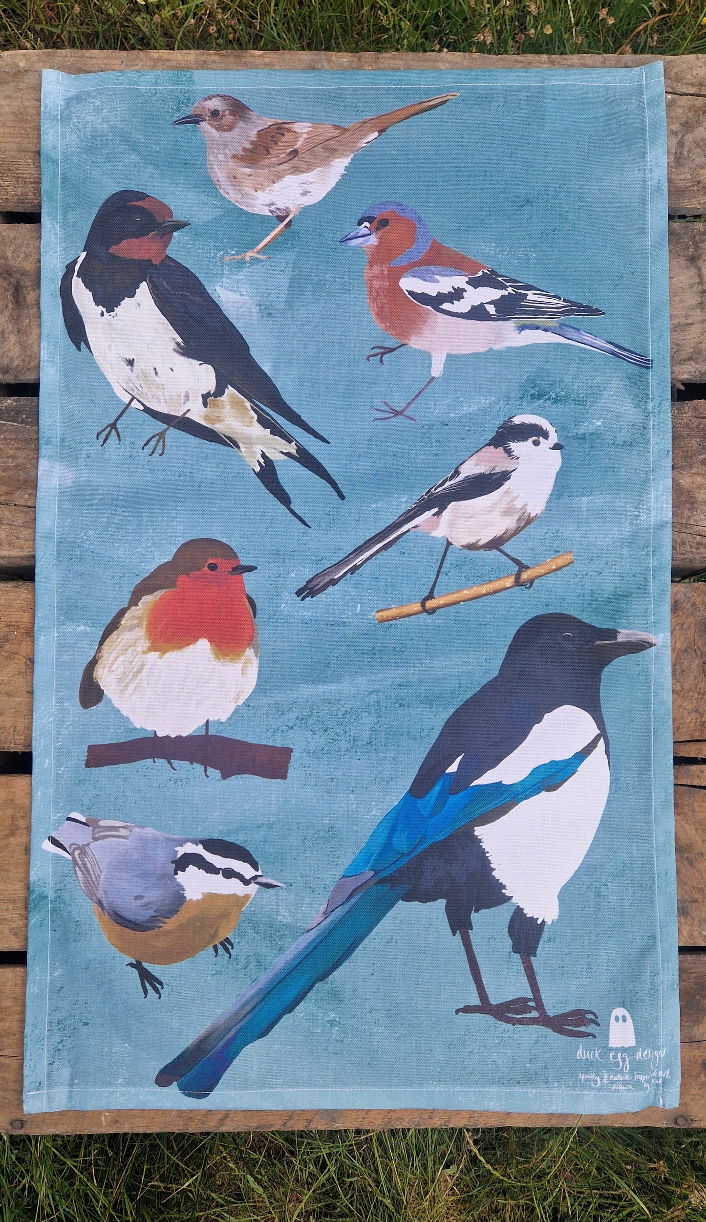 British Birds Teatowel