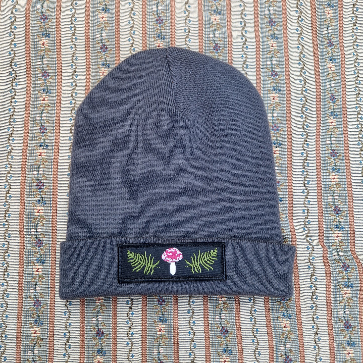 Woodland Fungi and Ferns Beanie