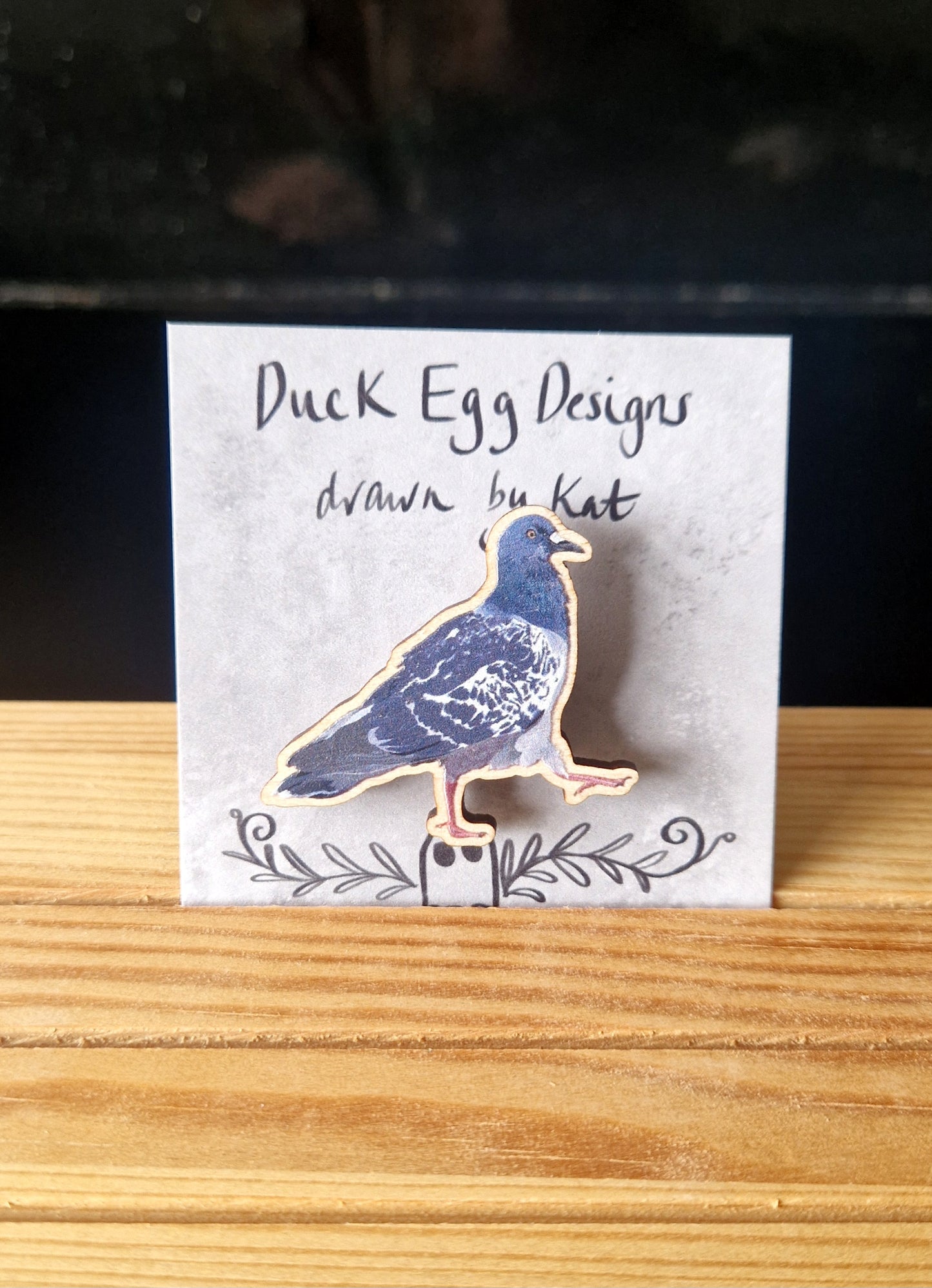 Cyril Pigeon Pin Badge