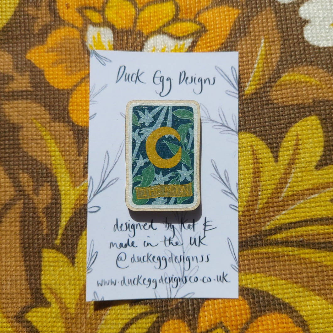Moon Tarot Pin Badge