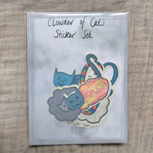 Load image into Gallery viewer, Clowder of Cats Sticket Set
