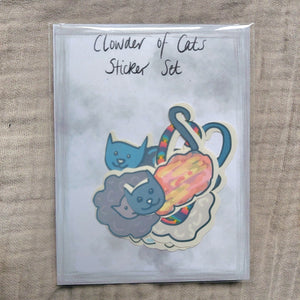 Clowder of Cats Sticket Set