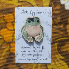 Load image into Gallery viewer, Frog Pin Badge

