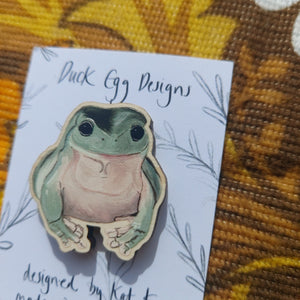 Frog Pin Badge