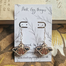 Load image into Gallery viewer, Painted Lady Butterfly Earrings
