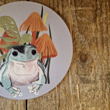 Load image into Gallery viewer, Frog and Ferns Coaster
