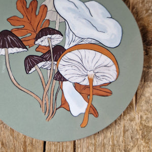 Fungi Woodland Coaster