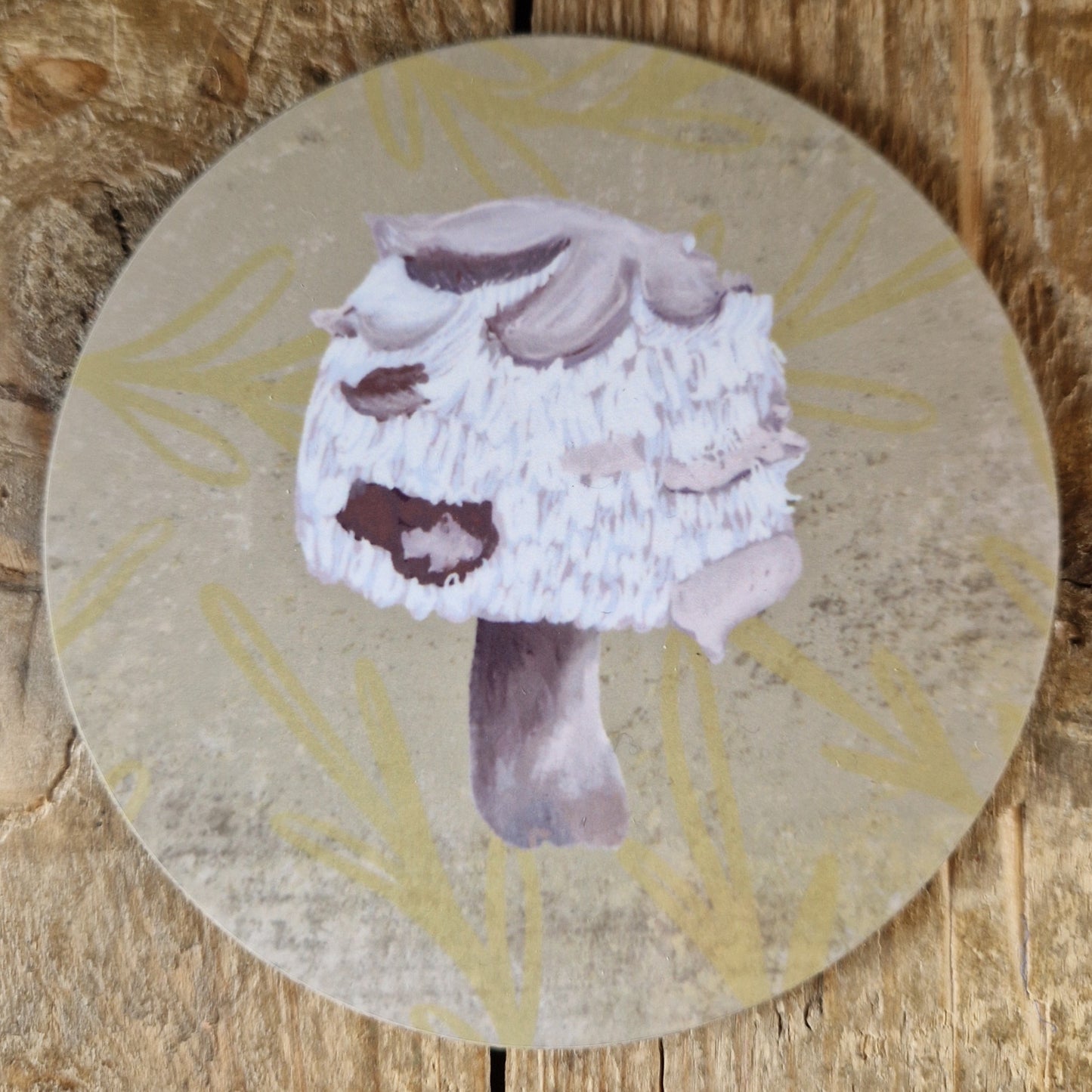 Shaggy Parasol Fungi Coaster