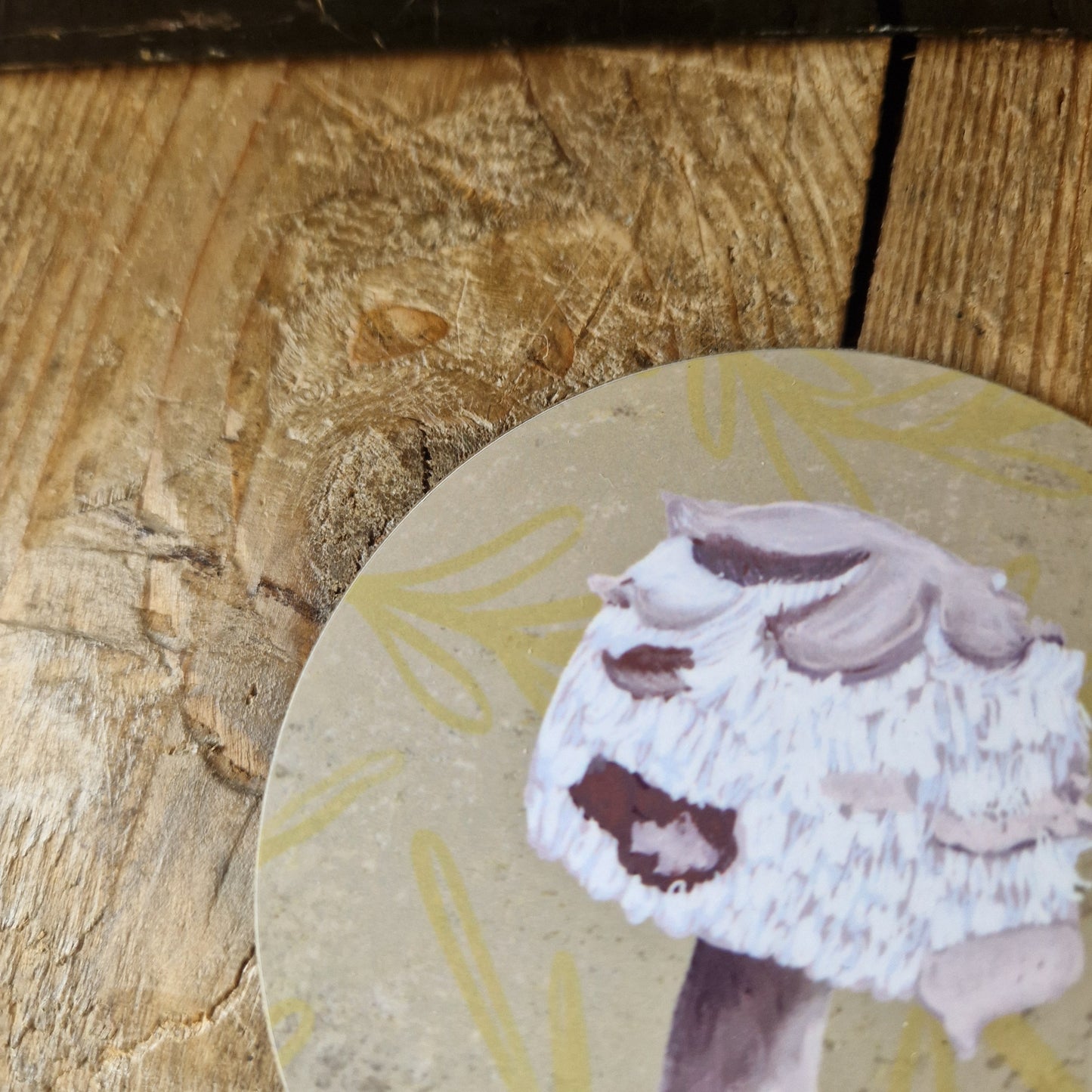 Shaggy Parasol Fungi Coaster